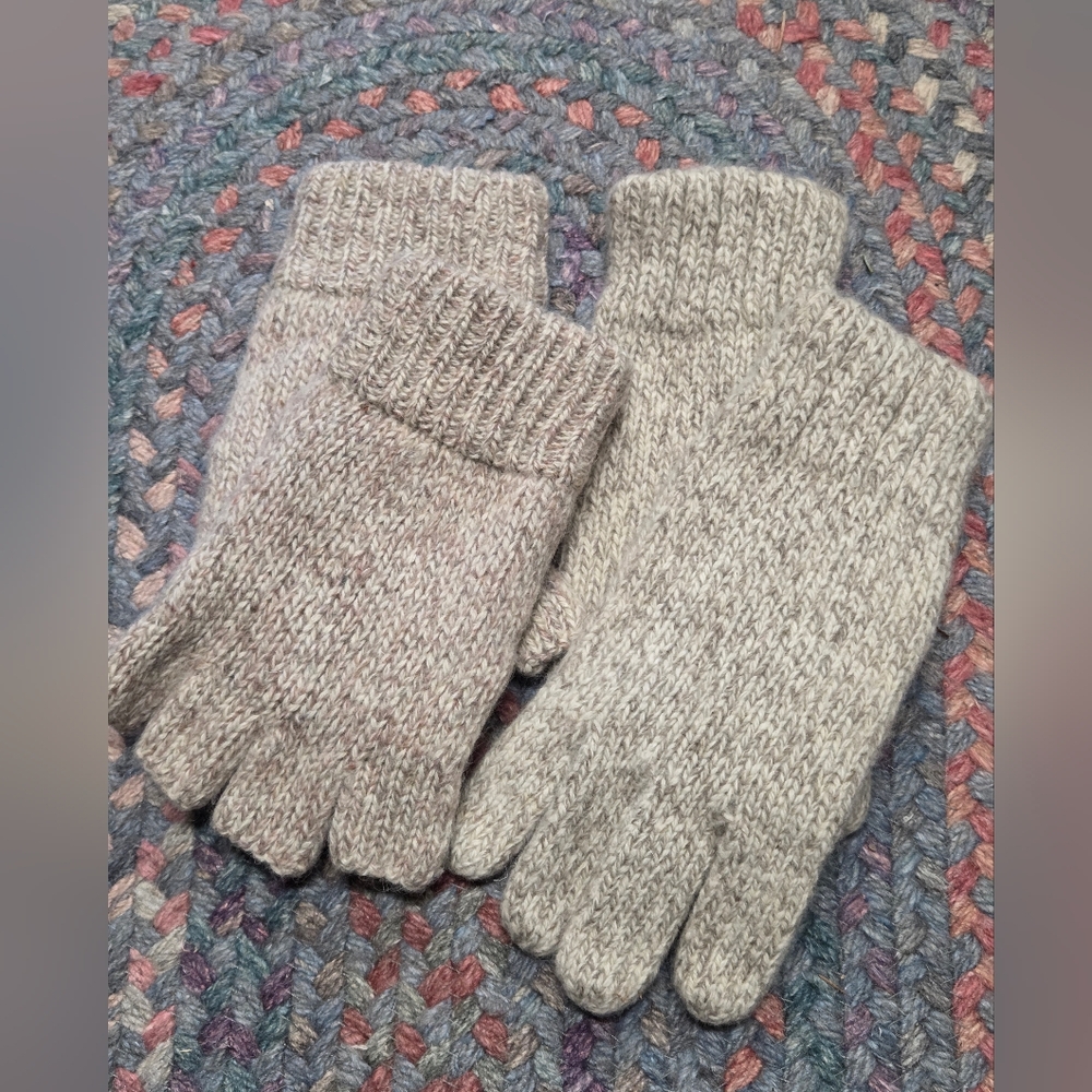 Men's Vintage Wool Knit Gloves